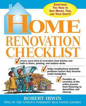 Home Renovation Checklist de Robert Irwin