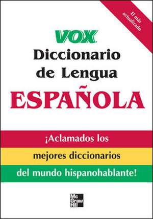 Vox Diccionario de Lengua Española de N/A Vox