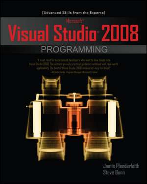 Microsoft Visual Studio 2008 Programming de Jamie Plenderleith