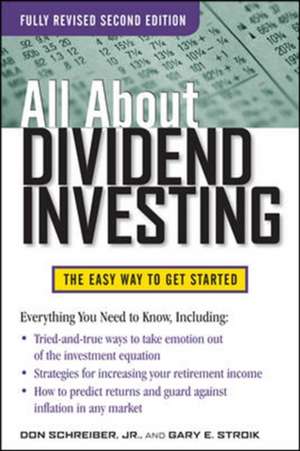 All About Dividend Investing, Second Edition de Don Schreiber