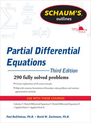 Schaum's Outline of Partial Differential Equations de Paul DuChateau