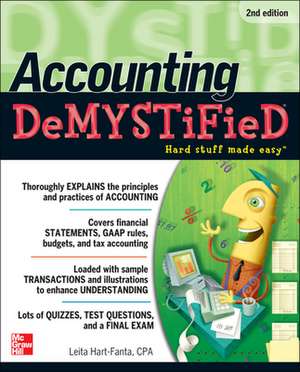 Accounting DeMYSTiFieD, 2nd Edition de Leita Hart