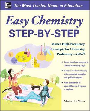 Easy Chemistry Step-by-Step de Marian DeWane