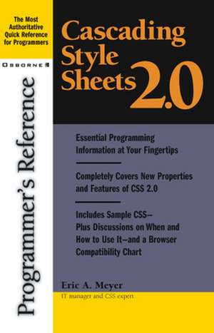 Cascading Style Sheets 2.0 de Eric Meyer