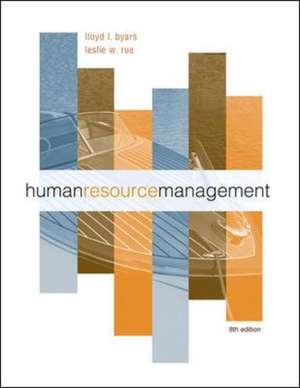 Human Resource Management de Lloyd Byars