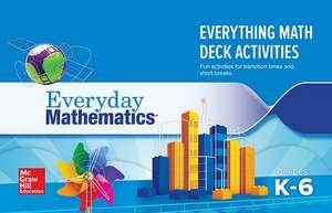 Everyday Mathematics 4: Grades K-6, the Everything Math Card Deck Activity Booklet