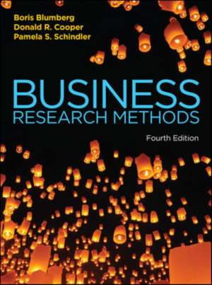 Business Research Methods de Boris Blumberg