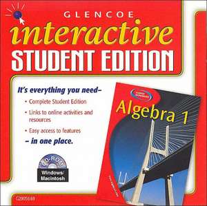 Algebra 1, Interactive Student Edition CD-ROM de McGraw-Hill Education