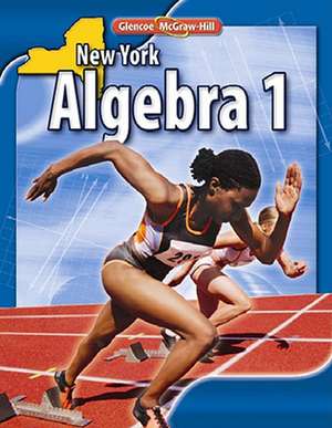 New York Algebra 1: Workbook And Audio Activities de John A. Carter