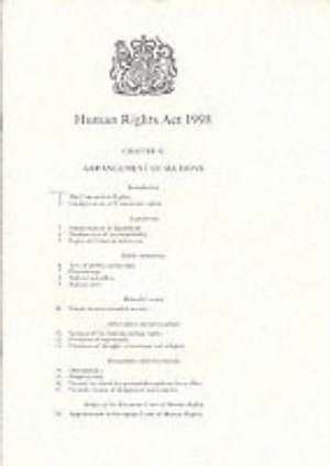 Human Rights Act, 1998 de Great Britain