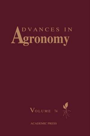 Advances in Agronomy de Donald L. Sparks