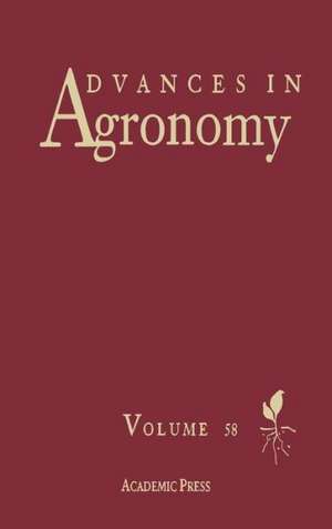 Advances in Agronomy de Donald L. Sparks