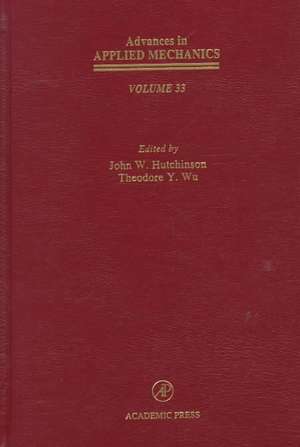 Advances in Applied Mechanics de John W. Hutchinson