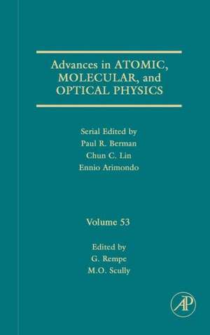 Advances in Atomic, Molecular, and Optical Physics de Gerhard Rempe