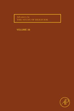 Advances in the Study of Behavior de H. Jane Brockmann