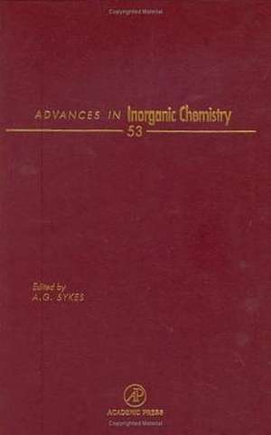 Advances in Inorganic Chemistry de AG Sykes