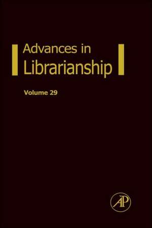 Advances in Librarianship de Danuta A. Nitecki