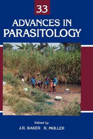 Advances in Parasitology de John R. Baker