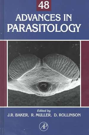 Advances in Parasitology de John R. Baker