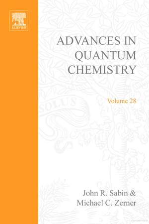 Advances in Quantum Chemistry de John R. Sabin