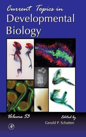 Current Topics in Developmental Biology de Gerald P. Schatten