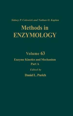 Enzyme Kinetics and Mechanism, Part A: Initial Rate and Inhibitor Methods de Nathan P. Kaplan