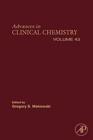 Advances in Clinical Chemistry de Gregory S. Makowski