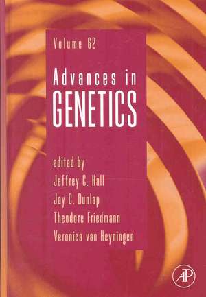 Advances in Genetics de Jeffrey C. Hall