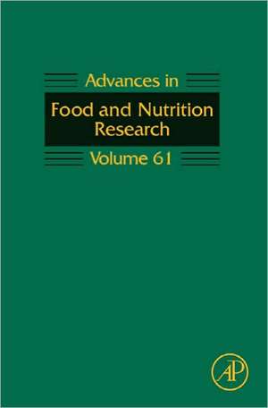 Advances in Food and Nutrition Research de Steve Taylor