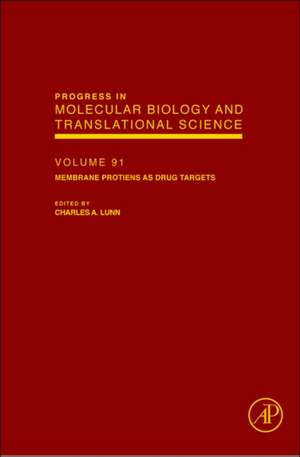 Membrane Proteins as Drug Targets de Charles.A Lunn