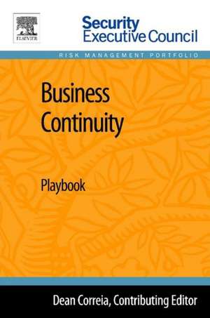 Business Continuity: Playbook de Bob Hayes