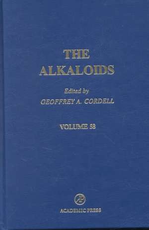 The Alkaloids de Geoffrey A. Cordell