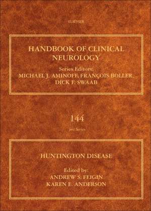 SPEC – Handbook of Clinical Neurology, Volume 144, Huntington Disease, 12-Month Access, eBook de Andrew S. Feigin