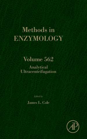 Analytical Ultracentrifugation de James L Cole