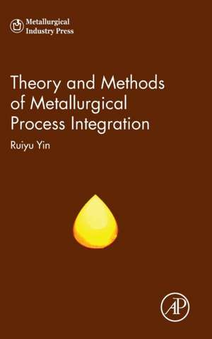 Theory and Methods of Metallurgical Process Integration de Ruiyu Yin