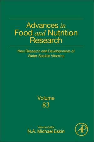 New Research and Developments of Water-Soluble Vitamins de Michael N.A. Eskin