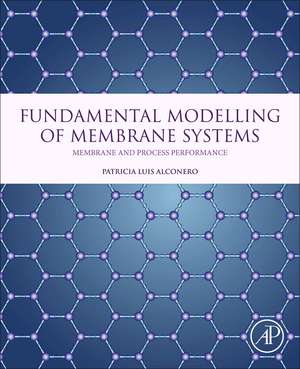 Fundamental Modeling of Membrane Systems: Membrane and Process Performance de Patricia Luis