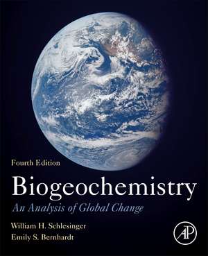 Biogeochemistry: An Analysis of Global Change de W.H. Schlesinger