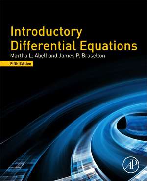 Introductory Differential Equations de Martha L. Abell