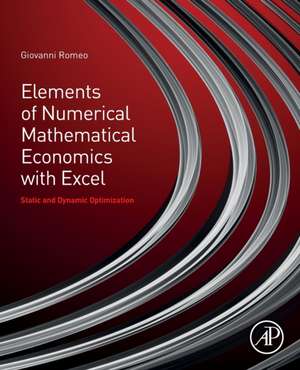 Elements of Numerical Mathematical Economics with Excel: Static and Dynamic Optimization de Giovanni Romeo