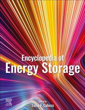 Encyclopedia of Energy Storage de Luisa F. Cabeza