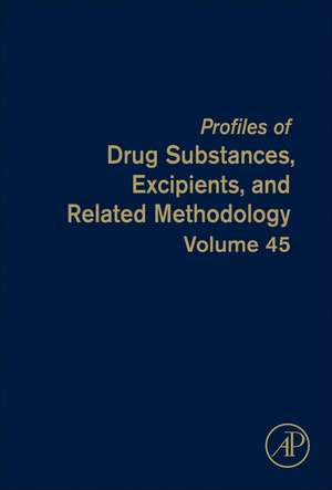 Profiles of Drug Substances, Excipients, and Related Methodology de Harry G. Brittain