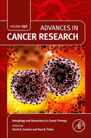 Autophagy and Senescence in Cancer Therapy de Paul B. Fisher