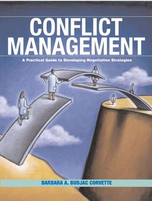 Conflict Management de Barbara Budjac Corvette