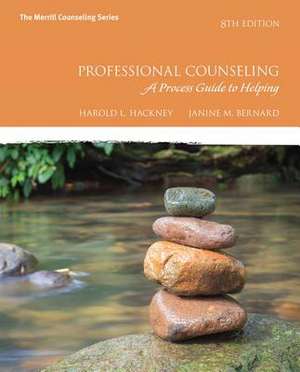 Professional Counseling de Harold L. Hackney