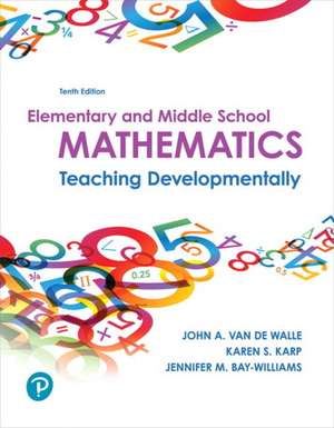 Elementary and Middle School Mathematics de John A. Van de Walle