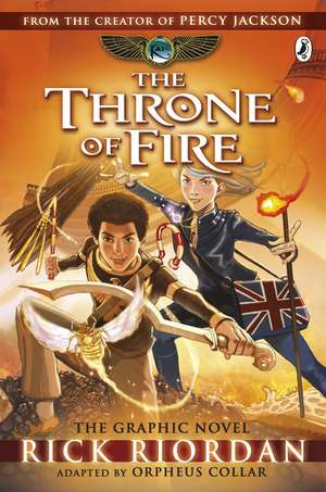 The Throne of Fire: The Graphic Novel (The Kane Chronicles Book 2) de Rick Riordan