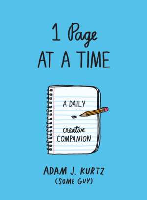 1 Page at a Time (Blue) de Adam J. Kurtz