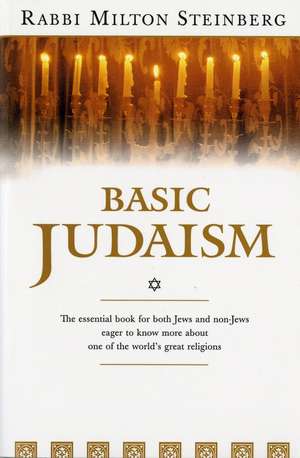 Basic Judaism de Milton Steinberg