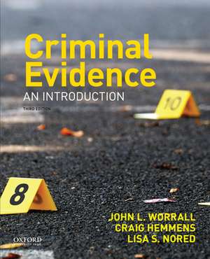 Criminal Evidence de John L. Worrall